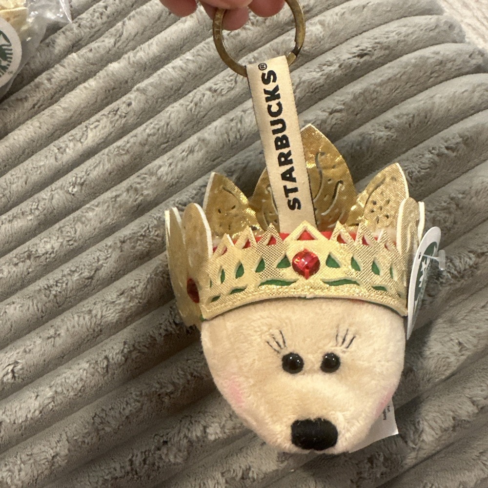 Starbucks Indonesia Bearista Bear Head Limited Ed Bali Keychain Dewata Bag Charm